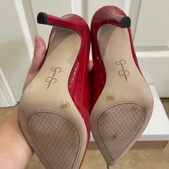 Jessica Simpson Red Heels - Picture 6 of 11